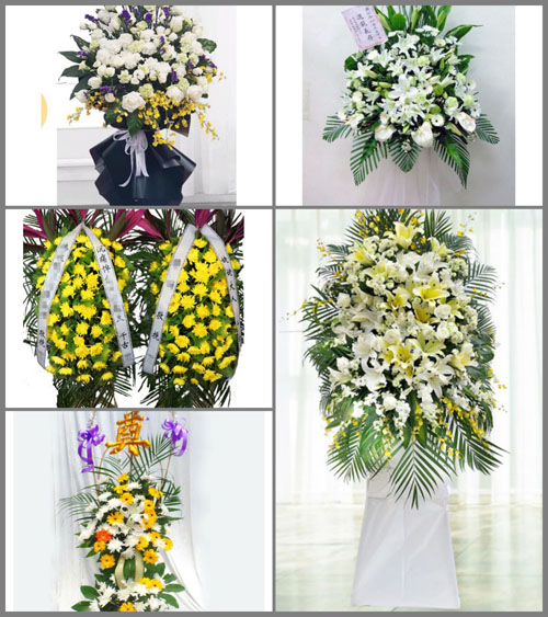 福建三明三元区莘口镇白事花篮预定